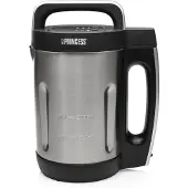 Princess 214002 Suppenkocher Family XL, 2 l, Kesselstil, Schwarz, Edelstahl, 10000 RPM, Tasten, Schwarz