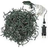 OEM Nedis LICHTERKETTE 320 LED WW AUSSEN, Girlande, Schwarz, Weiß, Weihnachten, 27 m, Junge/Mädchen, Modern