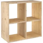 Astigarraga 2x2 Dynamisches Modulares Regal Aus Massivem Kiefernholz
