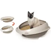 Selgros Katzenecktoilette Shuttle 57 x 40 x 19 cm zufällige Farbauswahl