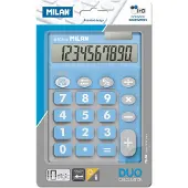 Milan touch duo 10-stelliger Taschenrechner dual blaue Blisterpackung