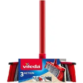 Vileda 4023103173286, Indoor, Grau, Rot, Harte Borste, 280 mm, 600 mm, 1300 mm