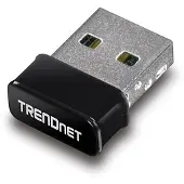 Trendnet AC1200, Verkabelt, USB, WLAN, Wi-Fi 5 (802.11ac), 867 Mbit/s, Schwarz