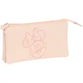 Safta Triple Minnie Mouse Baby Mäppchen Beige Mann Beige One Size