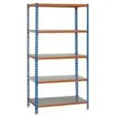 Simon Rack Schwerlastregal KIT SIMONCLICK PLUS 5/500 457100024201055 orange, blau, verzinkt 100,0 x