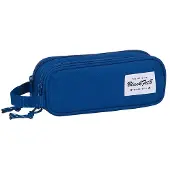Safta Double Pencil Case Blackfit8 Turquoise One Size