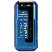 Aiwa R-22BL, Persönlich, Analog, AM, FM, Analog, 3,5 mm, Blau