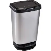 Mondex Eimer Mit Soft-close-pedal Silber Silber One Size