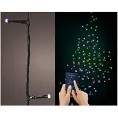 Lumineo Weihnachtsbeleuchtung App-Control 100 LED Multicolor Außen