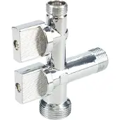 Hilcar Ferrestock Fskfab103 Kombinierter Wasserhahnanschluss Silber Silber One Size