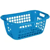 Sunware Wäschekorb Basic 48L blau 55 x 38 x 23 cm GLO655704310