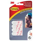 Command 17024 Command Plakat Strips (L x B) 46 mm x 15 mm Hvid Indhold: 12 stk
