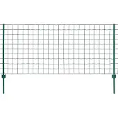 vidaXL Metallzaun Stahl 20 x 1,5 m Grün