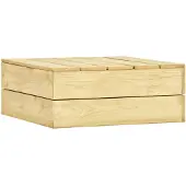 vidaXL Gartentisch 75x75x31 cm Kiefernholz Imprägniert