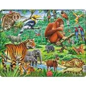 Larsen Puzzle Dschungel 20-tlg.