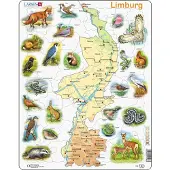 Larsen Maxi LA-K89-NL, 60 Stück(e), Landkarten, 3 Jahr(e)