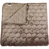 Unique living Bettüberwurf Peggy 170x220cm Taupe