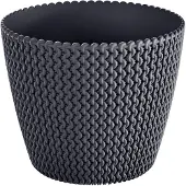 Prosperplast Round Flowerpot 5l Splofy 21.8x18.4 Cm Grau