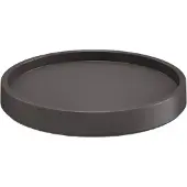 Prosperplast Runder, zotteliger Teppich, 67 cm, beige