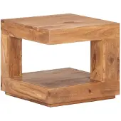 vidaXL Couchtisch 45x45x40 cm Massivholz Akazie
