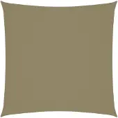 vidaXL Sonnensegel Oxford-Gewebe Quadratisch 2,5x2,5 m Beige