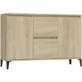 vidaXL Sideboard Sonoma-Eiche 102x35x70 cm Holzwerkstoff