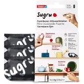 TESA Formbarer Allzweckkleber Sugru by , Verarbeitung 30 min, 3er-Pack (3 x 3,5 g), in Schwarz