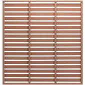 vidaXL Zaunplatte WPC 180x180 cm Braun