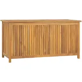 vidaXL Gartenbox 114x50x58 cm Massivholz Teak