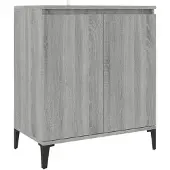 vidaXL Sideboard Grau Sonoma 60x35x70 cm Holzwerkstoff