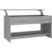vidaXL Couchtisch Grau Sonoma 102x50x52,5 cm Holzwerkstoff