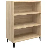 vidaXL Sideboard Sonoma-Eiche 69,5x32,5x90 cm Holzwerkstoff