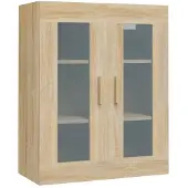 vidaXL Hängeschrank Sonoma-Eiche 69,5x34x90 cm