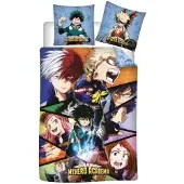 My Hero Academia Kinderbettwäsche Set – 140x200 cm Bettbezug & 63x63 cm Kissenbezug