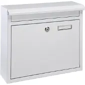 Huismerk HHI Premium Metall-Briefkasten - 36 x 12 x 32 cm