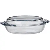 Excellent houseware Round Platter With Lid 1.7l Durchsichtig