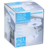 Grundig Deckenleuchte Weiß 1 Spot (wit)