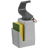 Metaltex Soaptex Soap Dispenser 11x8x22 Cm Silber