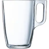 Arcoroc Voluto Bockbecher Tasse 400ml 6er Set, Kaffeebecher Glas - 6 Stk."