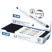 Milan Marker for boards thin black (12 pcs)
