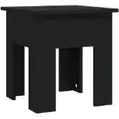 vidaXL Couchtisch Schwarz 40x40x42 cm Holzwerkstoff