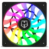NOX SLIM FAN Computergehäuse Ventilator 12 cm Durchscheinend 1 Stück(e)