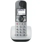 Panasonic KX-TGE510JTS, DECT-Telefon, Kabelloses Mobilteil, Freisprecheinrichtung, 150 Eintragungen, Anrufer-Identifikation, Silber