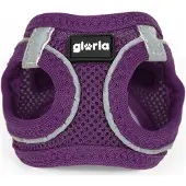 Gloria Hundegeschirr Air Mesh Trek Star Einstellbar Lila (18-20 cm)