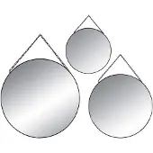 Atmosphera Mirror Set 3 Units Silber