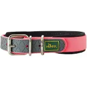 Hunter Convenience Comfort Dog Collar Rosa 32-40x2 cm