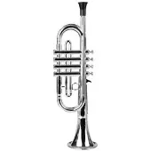 Reig Musicales Metallisierte Trompete 8 Ventile 42 Cm