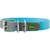 Hunter - Collar Convenience - Hundehalsband Gr Halsumfang 23 - 31 cm - Breite 2,0 cm turquoise