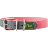 Hunter - Collar Convenience - Hundehalsband Gr Halsumfang 28-36 cm - Breite 2,0 cm rosa