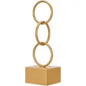 Sublime Market Connect kleine goldene Reifchen Figur